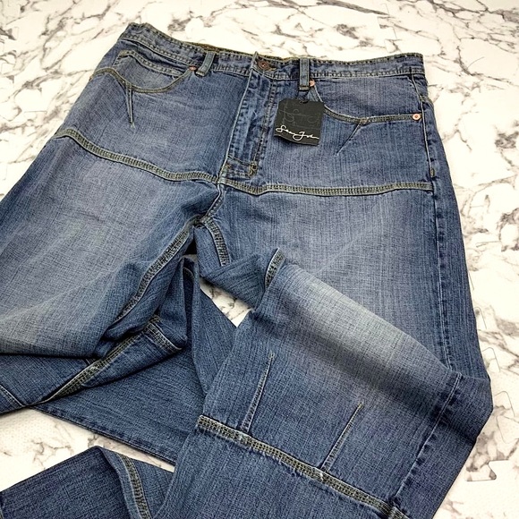 Men's Sean John Sandblast Mid Blue Denim Pants